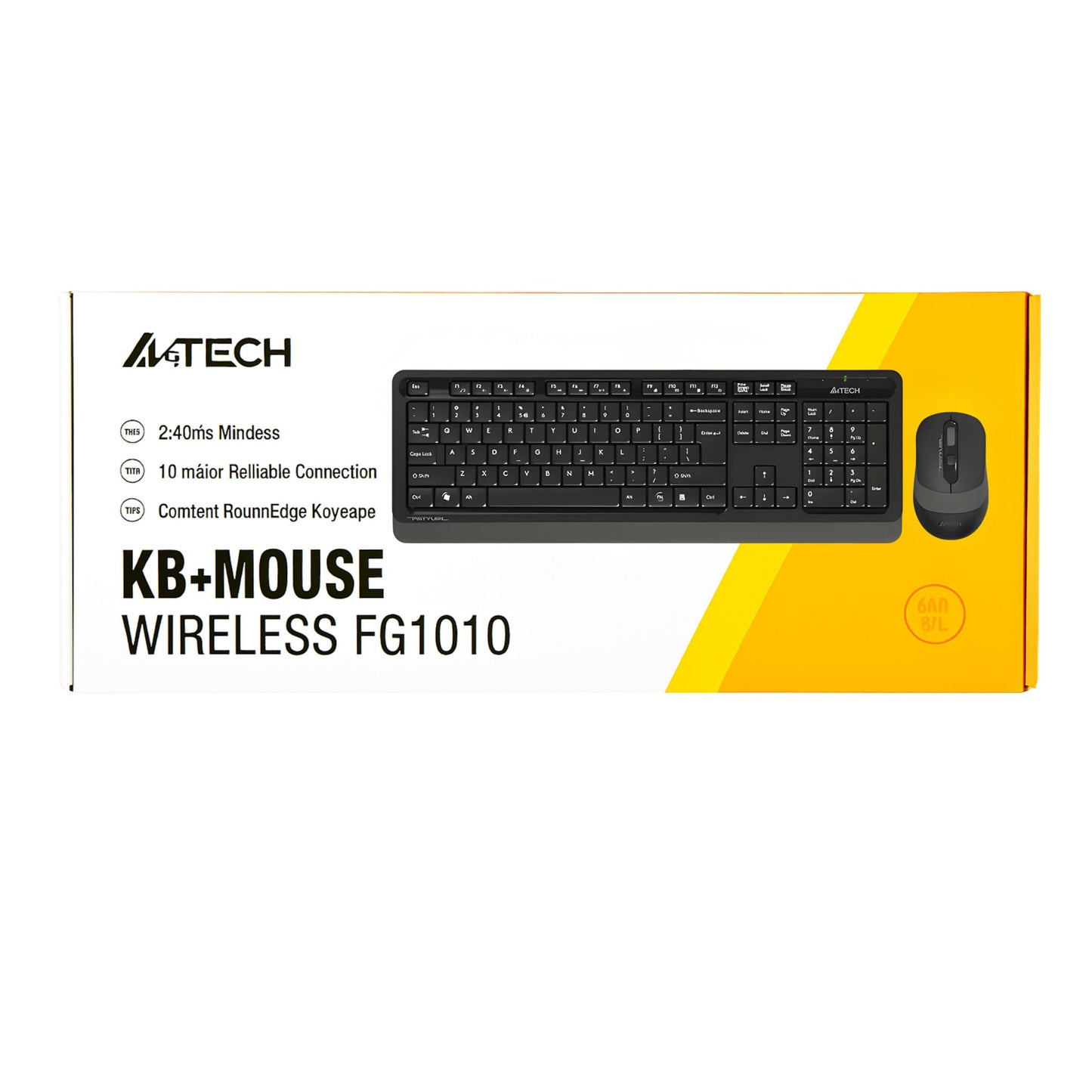 لوحة مفاتيح وماوس لاسلكيين A4TECH-FG1010