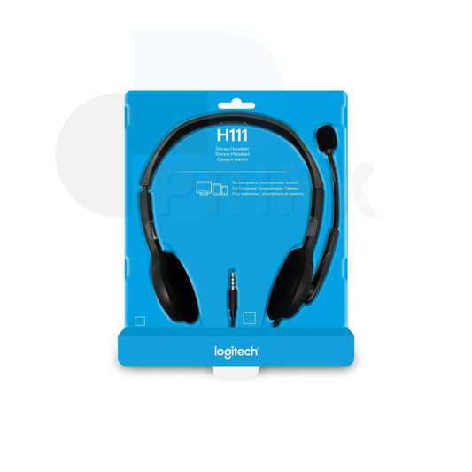 LOGITECH-Stereo-Headset-H111-Wired