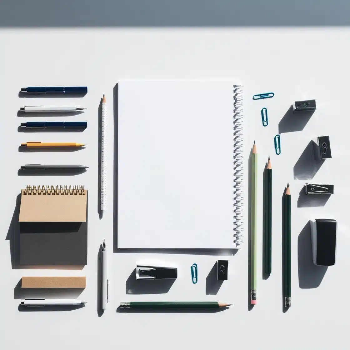 برينك - سوق الاحبار والطابعات 177 Office supplies with white background