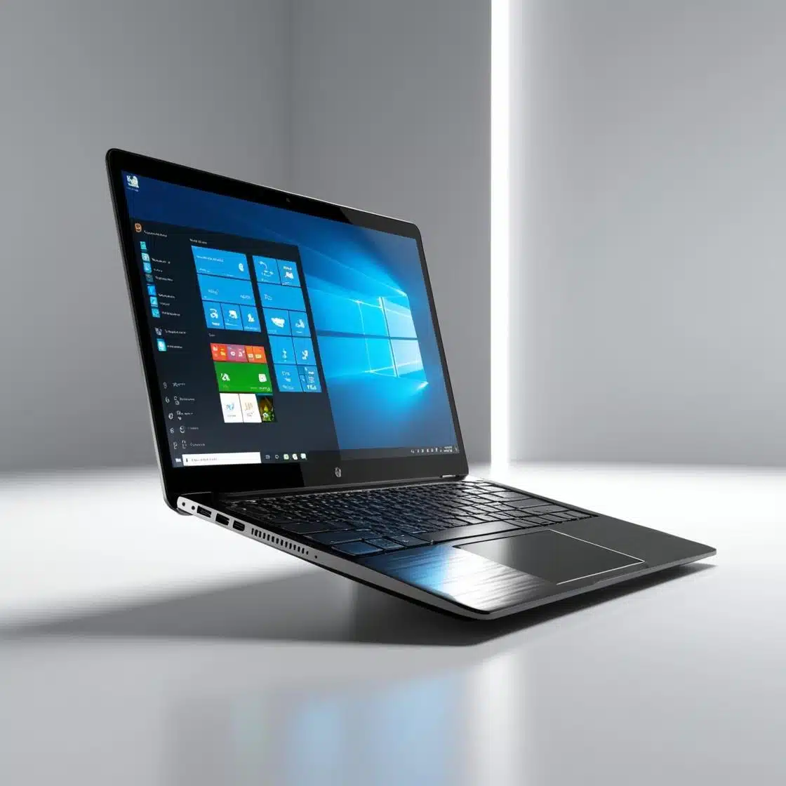 برينك - سوق الاحبار والطابعات 171 One laptop opened windows, white background