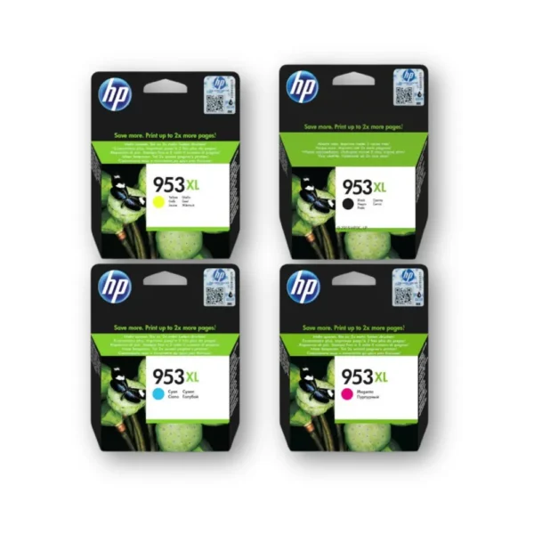 خراطيش طباعة إنك جيت أصليه HP 953XL ORIGINAL INK SET
