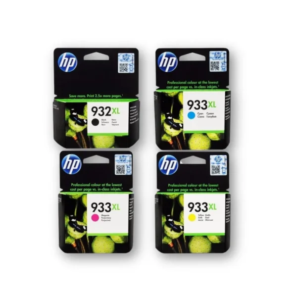خراطيش طباعة إنك جيت أصليه HP 932/933XL ORIGINAL INK SET
