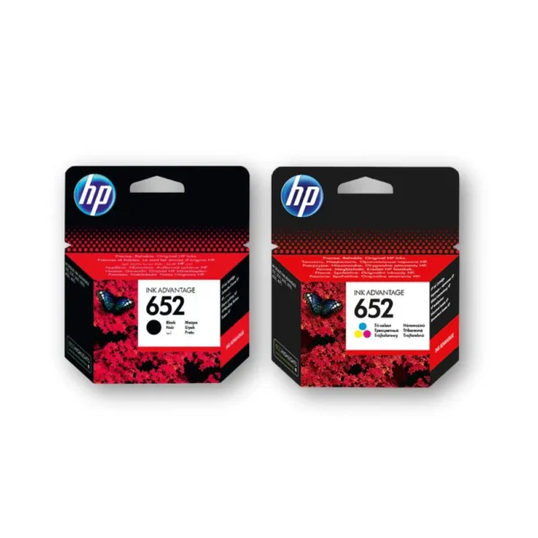 خراطيش طباعة إنك جيت أصليه HP 652 ORIGINAL INK SET