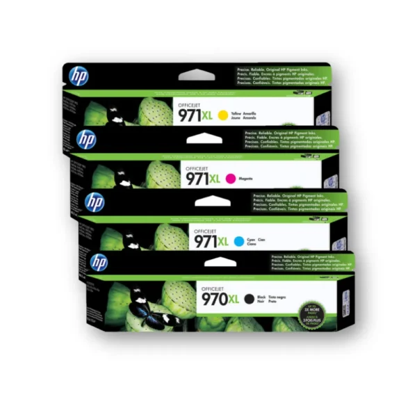 خراطيش طباعة إنك جيت أصليه HP 970/971XL ORIGINAL INK SET