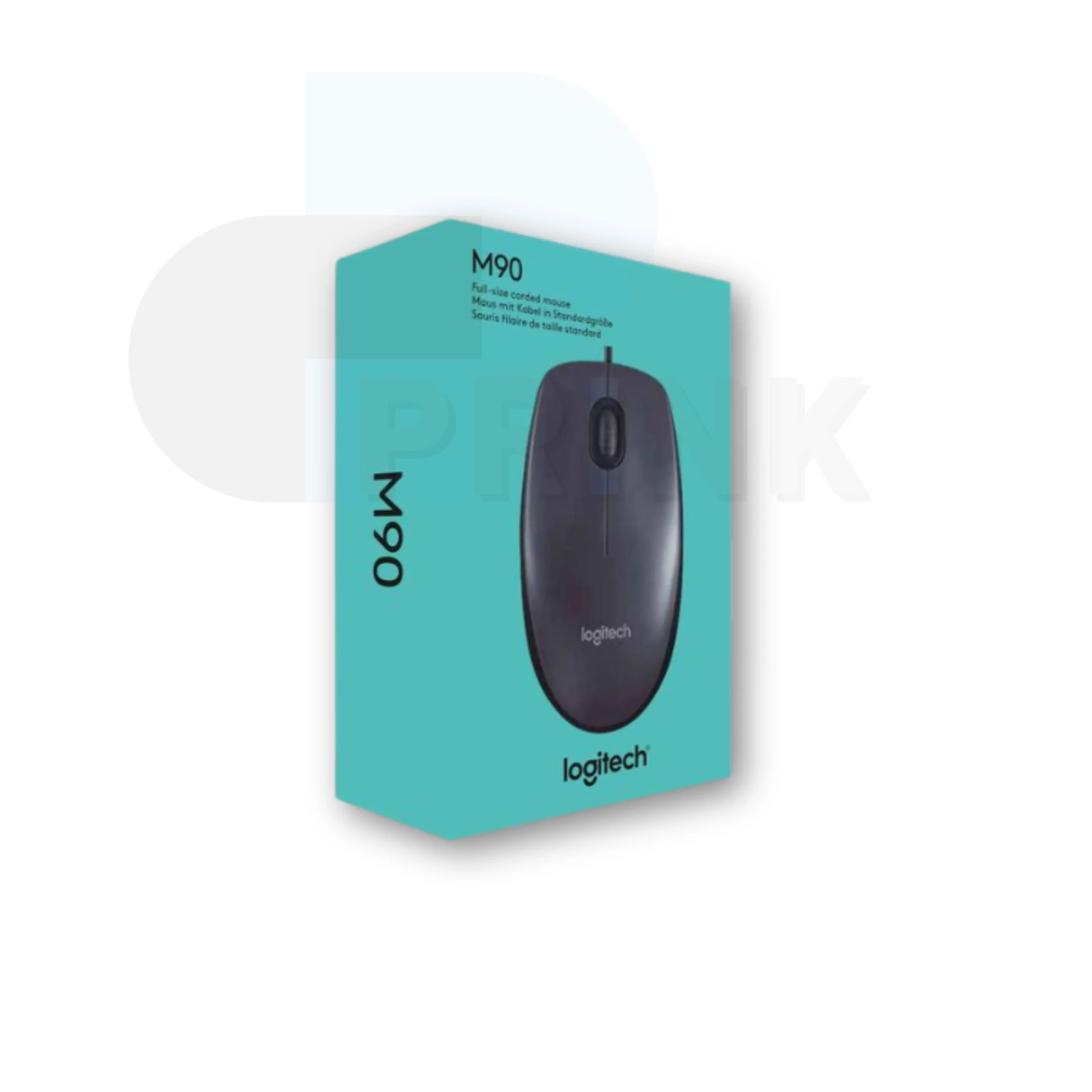 LOGITECH-Mouse-M90-GREY-USB 1 LOGITECH Mouse M90 GREY USB